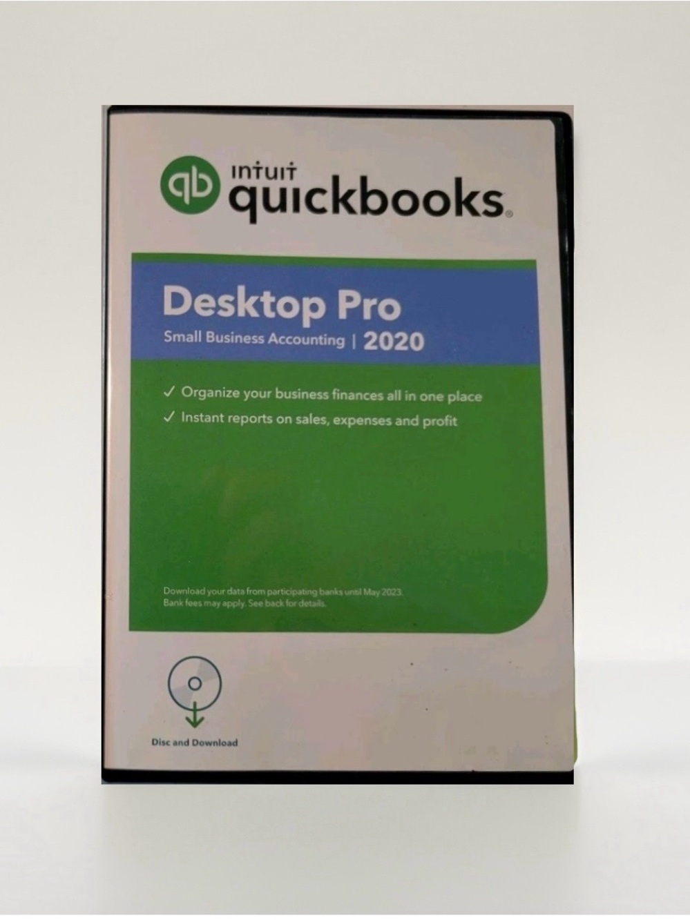 Intuit Quickbooks Desktop Pro 2020 DVD - Lifetime for Windows